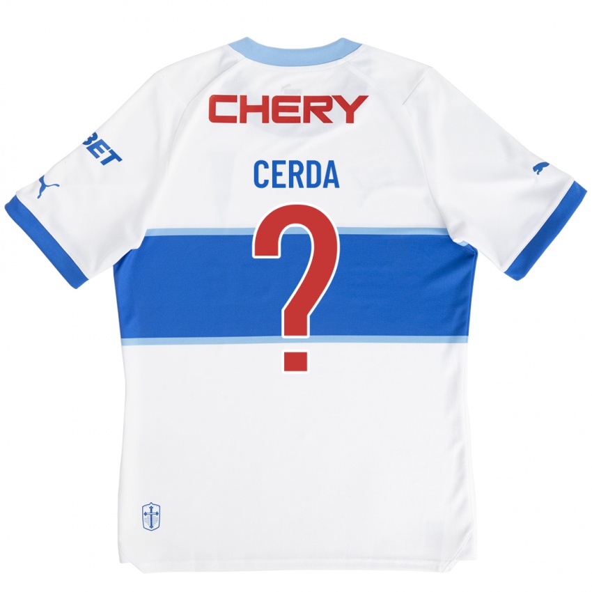 Kinder Axel Cerda #0 Weiß Heimtrikot Trikot 2023/24 T-Shirt