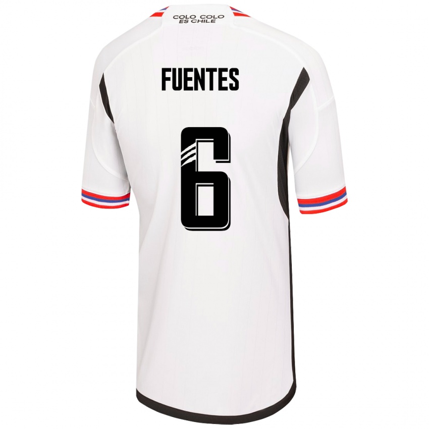 Kinder César Fuentes #6 Weiß Heimtrikot Trikot 2023/24 T-Shirt