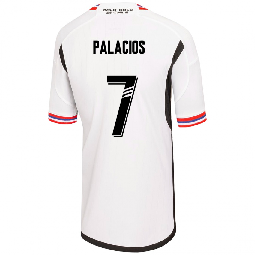 Kinder Carlos Palacios #7 Weiß Heimtrikot Trikot 2023/24 T-Shirt