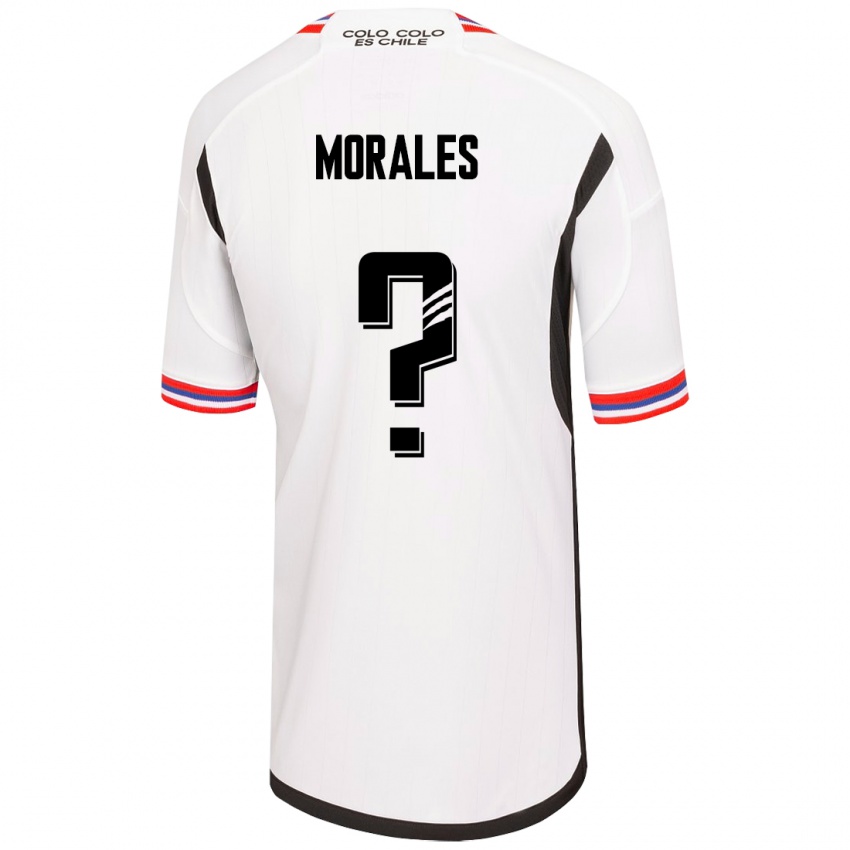 Kinder Benjamin Morales #0 Weiß Heimtrikot Trikot 2023/24 T-Shirt