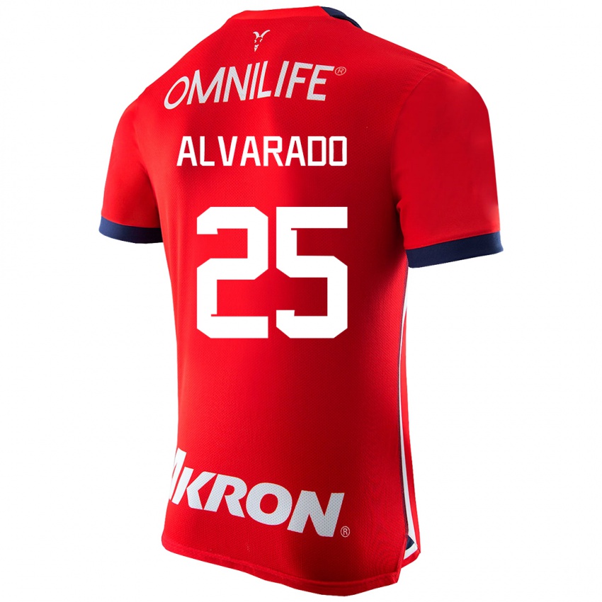 Kinder Roberto Alvarado #25 Rot Heimtrikot Trikot 2023/24 T-Shirt