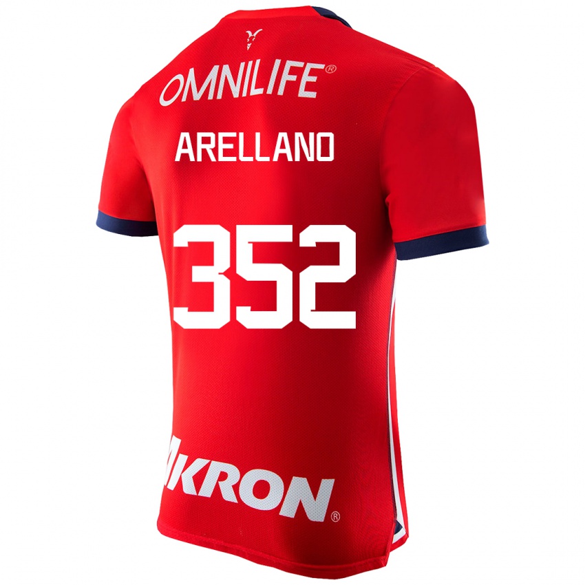 Kinder Santiago Arellano #352 Rot Heimtrikot Trikot 2023/24 T-Shirt