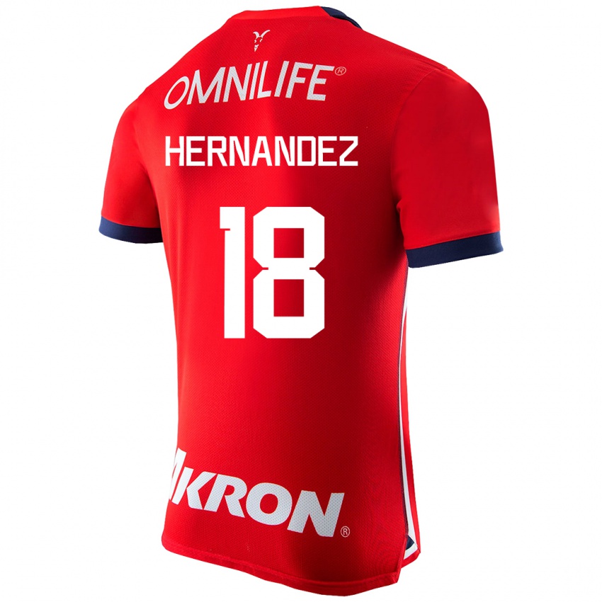 Kinder Montserrat Hernandez #18 Rot Heimtrikot Trikot 2023/24 T-Shirt