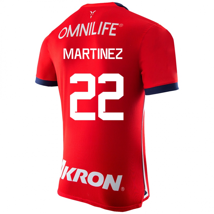 Kinder Karla Martínez #22 Rot Heimtrikot Trikot 2023/24 T-Shirt