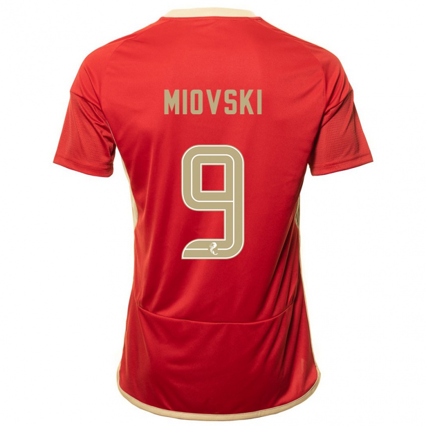 Kinder Bojan Miovski #9 Rot Heimtrikot Trikot 2023/24 T-Shirt