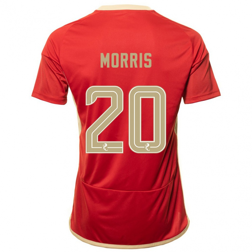 Kinder Shayden Morris #20 Rot Heimtrikot Trikot 2023/24 T-Shirt