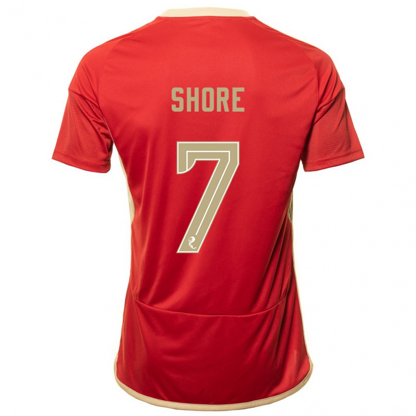 Kinder Eilidh Shore #7 Rot Heimtrikot Trikot 2023/24 T-Shirt