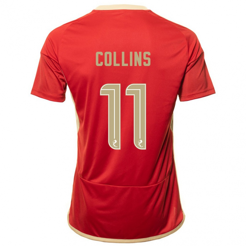 Kinder Bailley Collins #11 Rot Heimtrikot Trikot 2023/24 T-Shirt