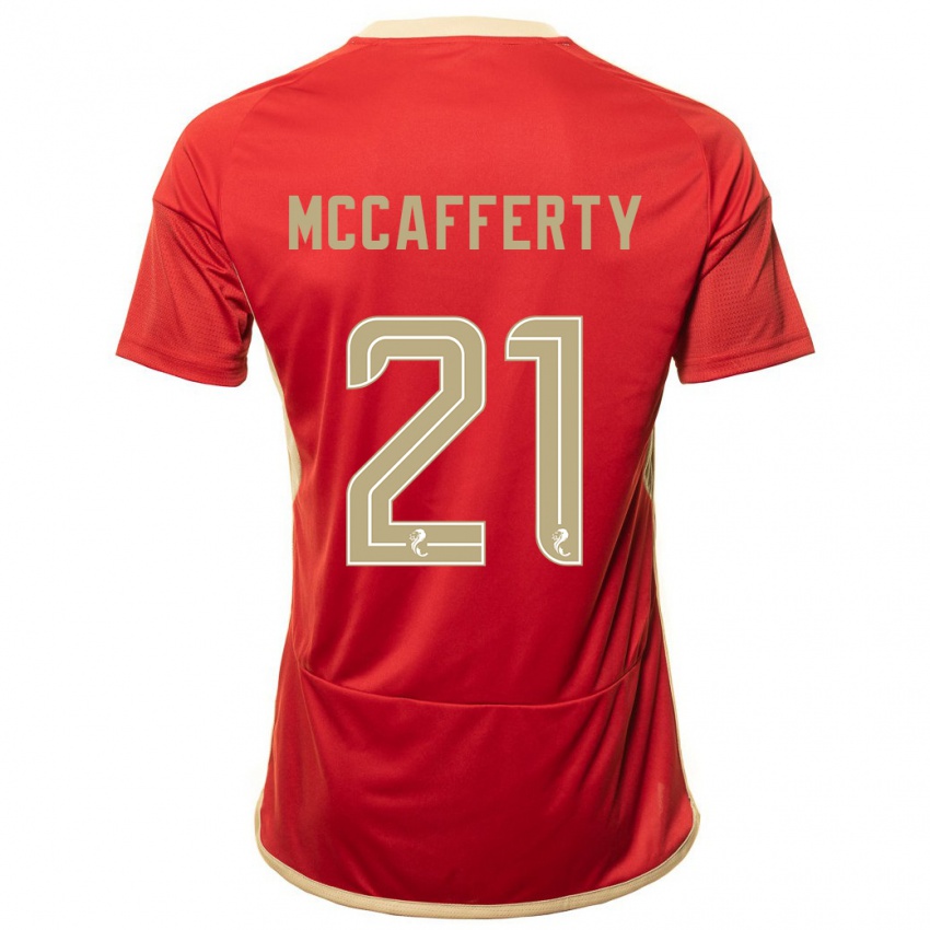 Kinder Eirinn Mccafferty #21 Rot Heimtrikot Trikot 2023/24 T-Shirt