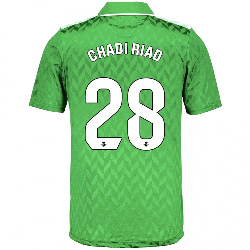 Kinder Chadi Riad #28 Grün Auswärtstrikot Trikot 2023/24 T-Shirt