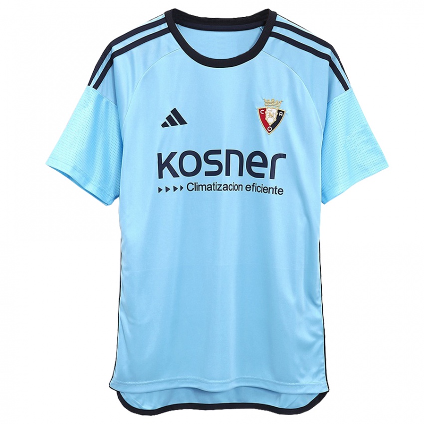 Kinder Álvaro Leiva #12 Blau Auswärtstrikot Trikot 2023/24 T-Shirt