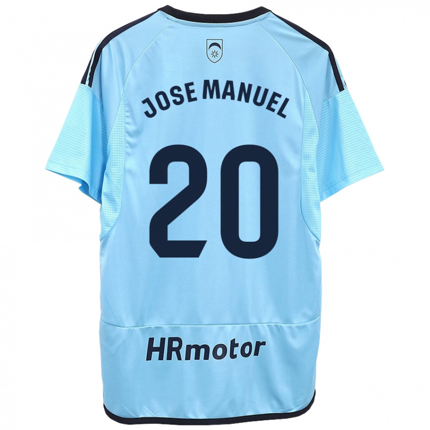 Kinder José Manuel Arnáiz #20 Blau Auswärtstrikot Trikot 2023/24 T-Shirt