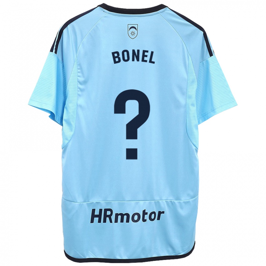 Kinder Aimar Bonel #0 Blau Auswärtstrikot Trikot 2023/24 T-Shirt