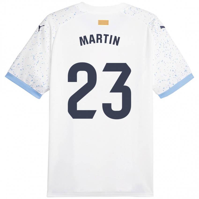 Kinder Iván Martín #23 Weiß Auswärtstrikot Trikot 2023/24 T-Shirt