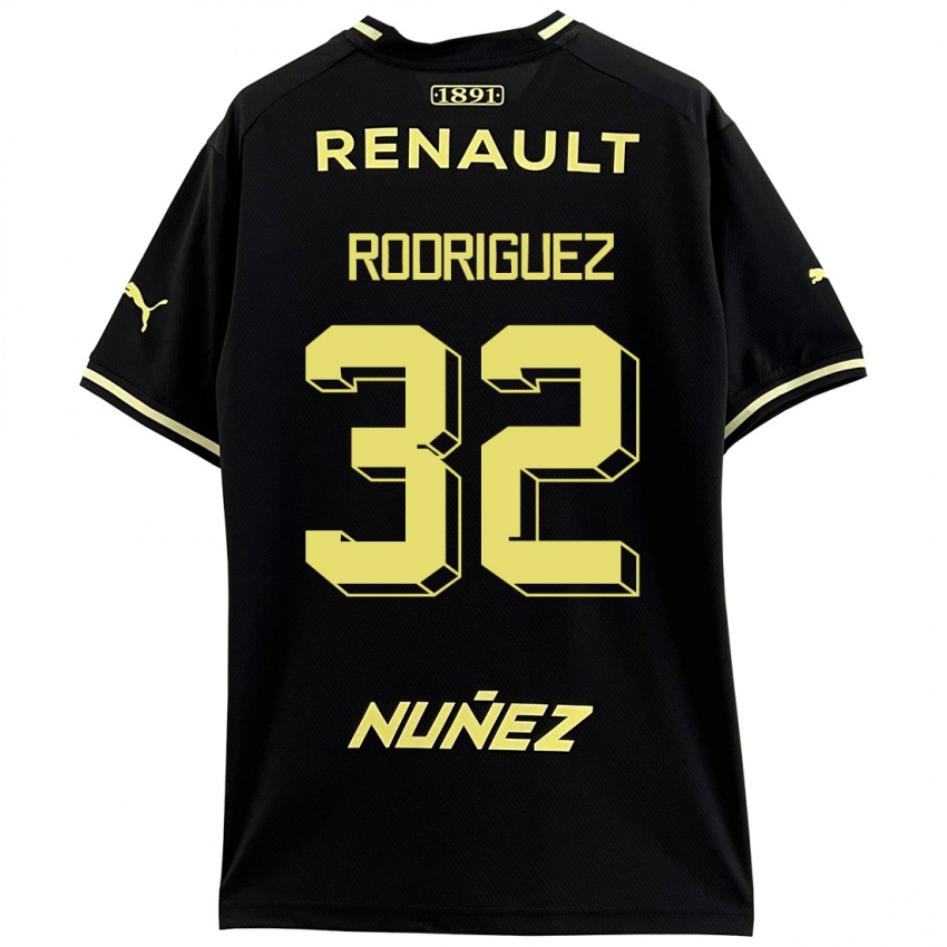 Kinder Randall Rodríguez #32 Schwarz Auswärtstrikot Trikot 2023/24 T-Shirt