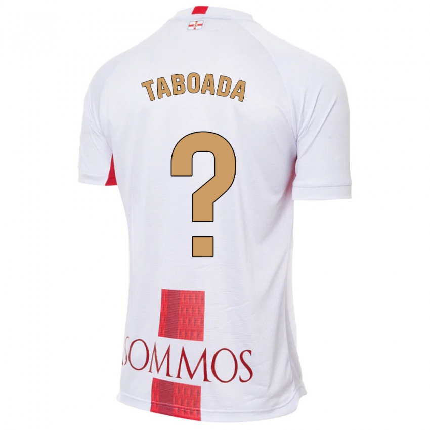 Kinder Héctor Taboada #0 Weiß Auswärtstrikot Trikot 2023/24 T-Shirt