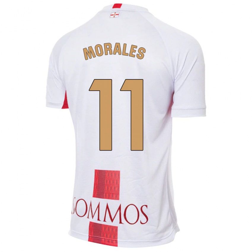 Kinder Carolina Morales #11 Weiß Auswärtstrikot Trikot 2023/24 T-Shirt