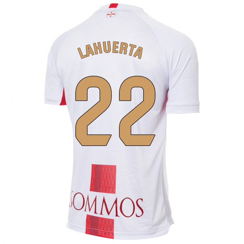 Kinder Gema Lahuerta #22 Weiß Auswärtstrikot Trikot 2023/24 T-Shirt