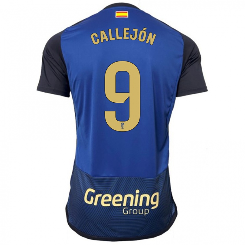 Kinder José Callejón #9 Marine Auswärtstrikot Trikot 2023/24 T-Shirt