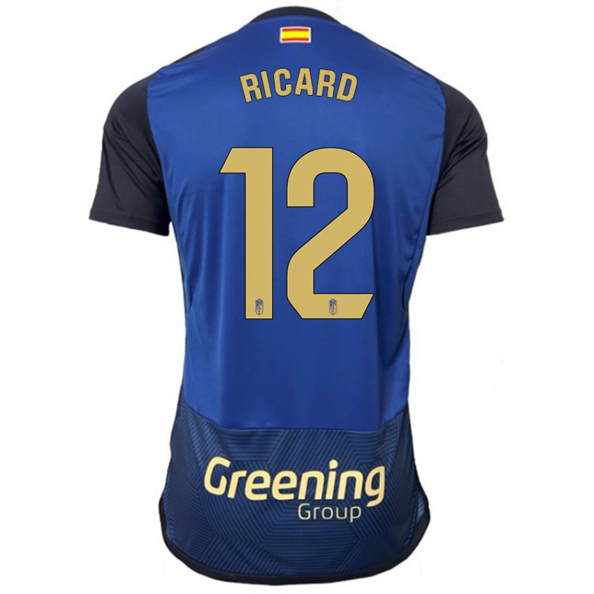 Kinder Ricard Sanchez #12 Marine Auswärtstrikot Trikot 2023/24 T-Shirt