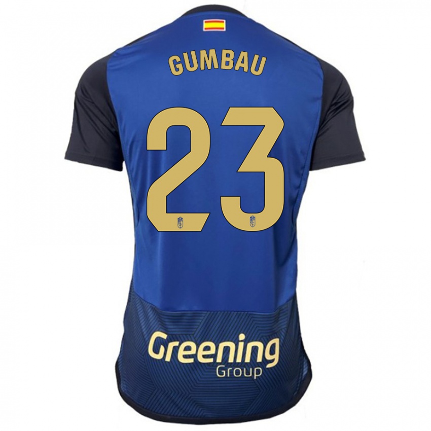 Kinder Gerard Gumbau #23 Marine Auswärtstrikot Trikot 2023/24 T-Shirt