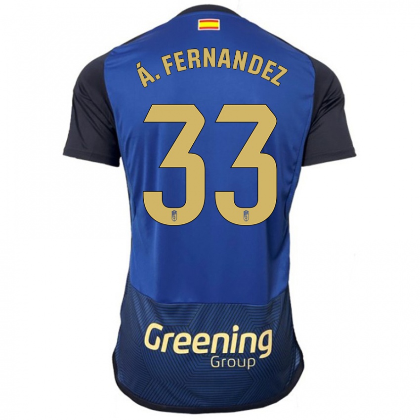 Kinder Álvaro Fernández #33 Marine Auswärtstrikot Trikot 2023/24 T-Shirt