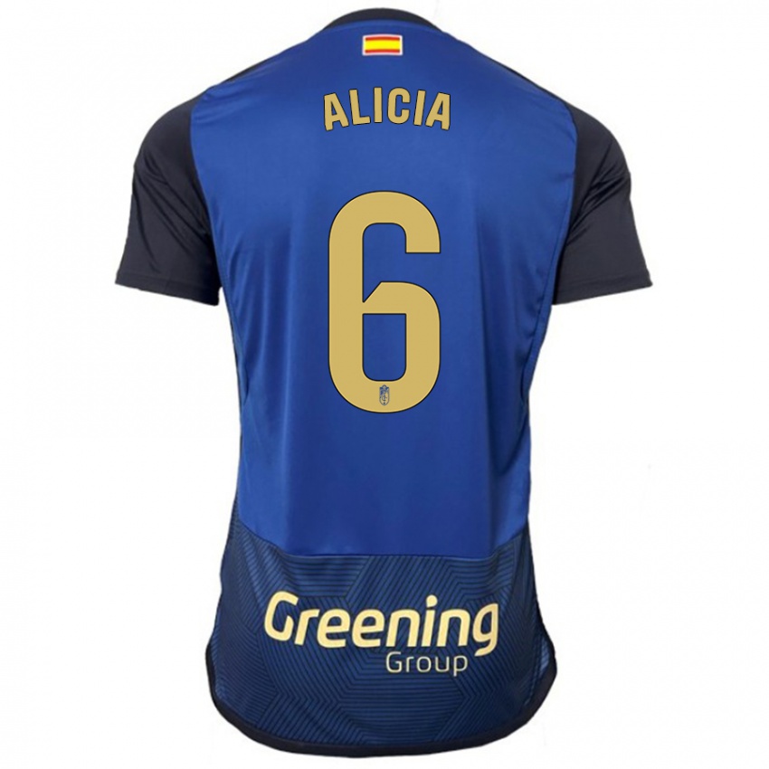 Kinder Alicia #6 Marine Auswärtstrikot Trikot 2023/24 T-Shirt