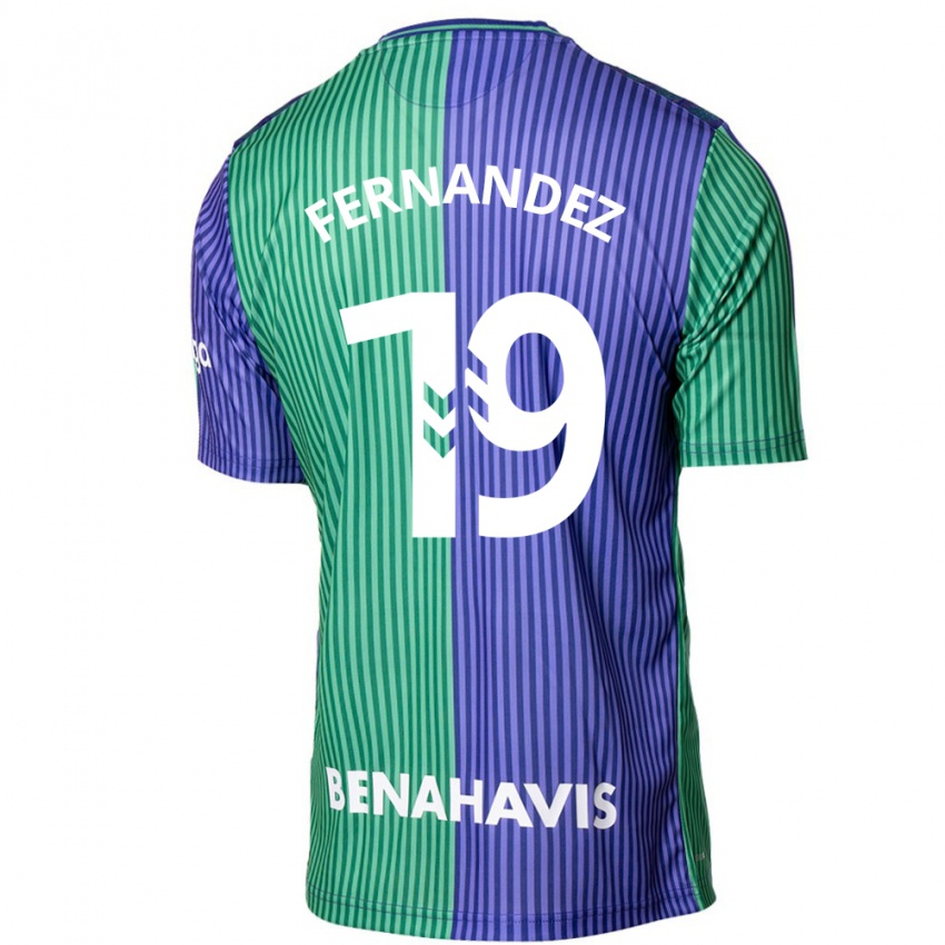 Kinder Raúl Fernández #19 Grün Blau Auswärtstrikot Trikot 2023/24 T-Shirt