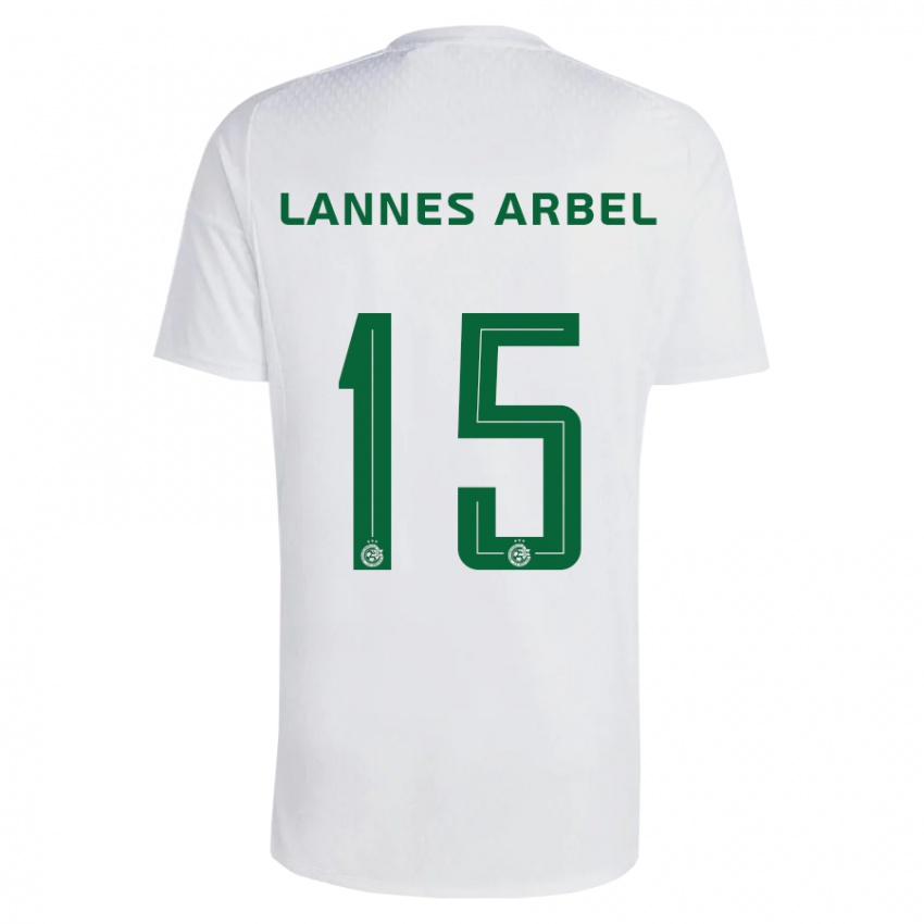 Kinder Tomer Lannes Arbel #15 Grün Blau Auswärtstrikot Trikot 2023/24 T-Shirt