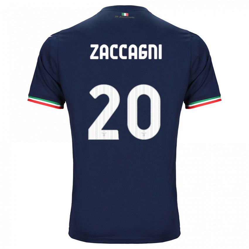 Kinder Mattia Zaccagni #20 Marine Auswärtstrikot Trikot 2023/24 T-Shirt