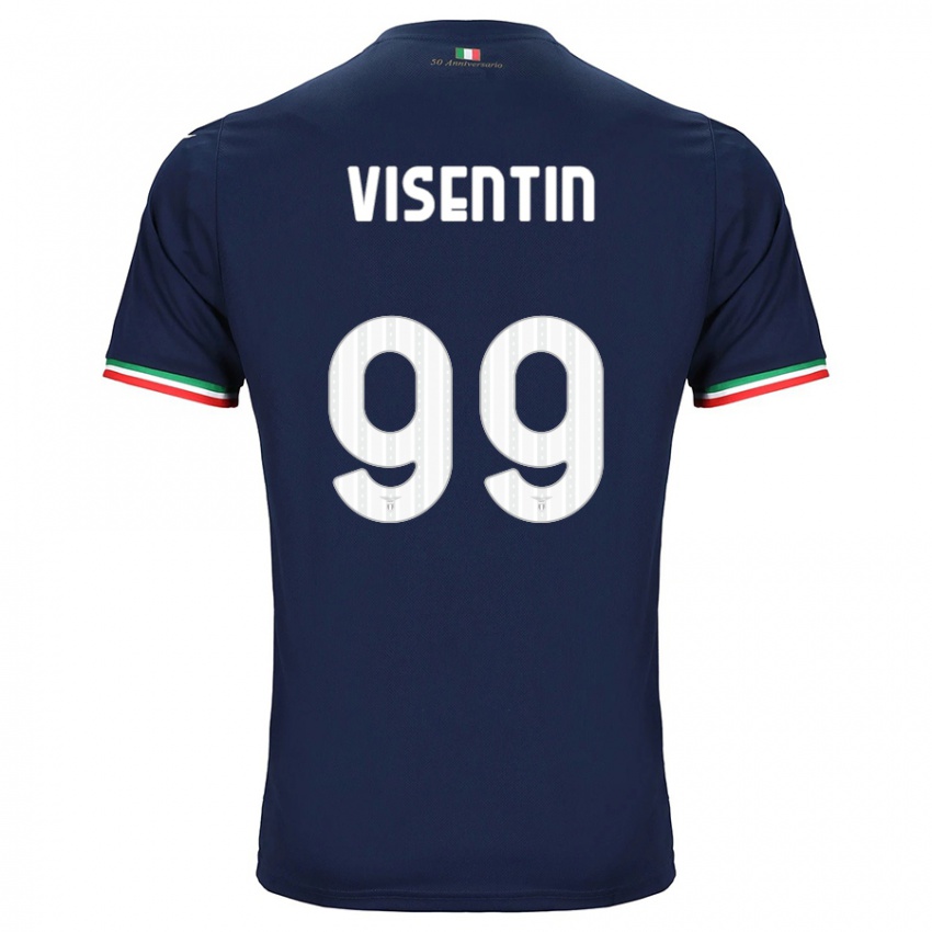 Kinder Noemi Visentin #99 Marine Auswärtstrikot Trikot 2023/24 T-Shirt