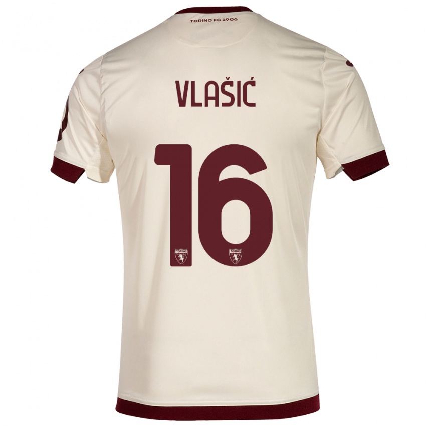 Kinder Nikola Vlašić #16 Sekt Auswärtstrikot Trikot 2023/24 T-Shirt