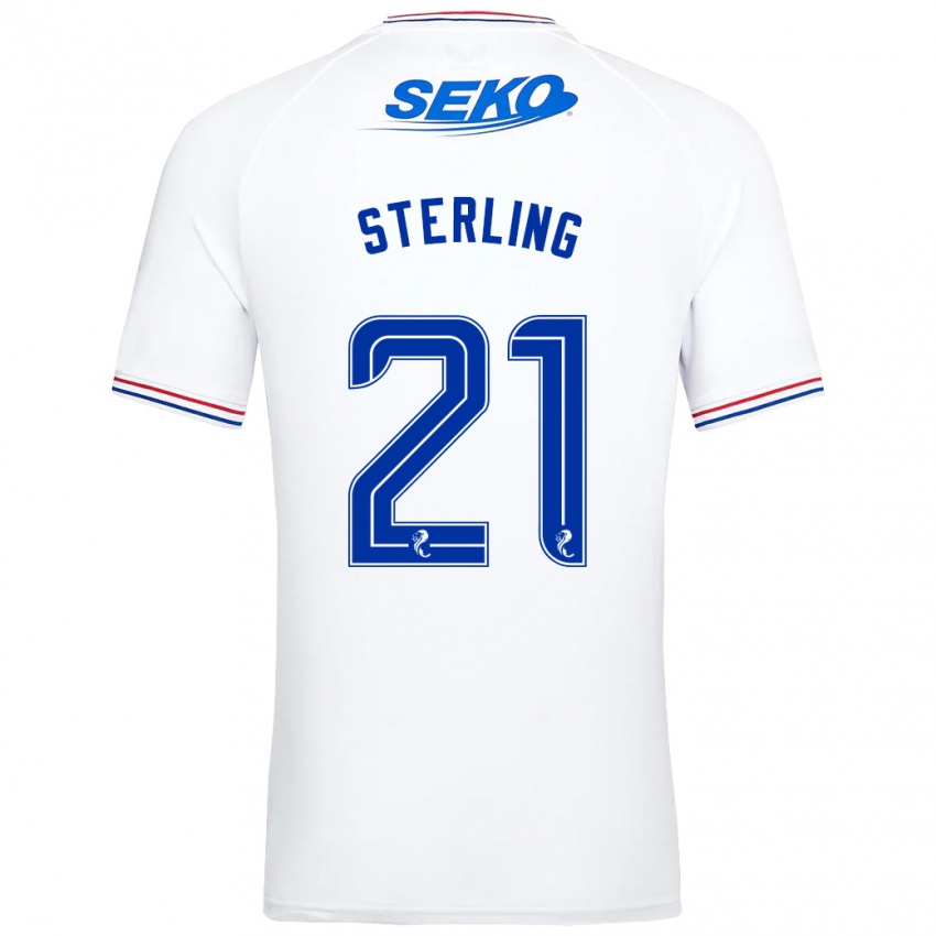 Kinder Dujon Sterling #21 Weiß Auswärtstrikot Trikot 2023/24 T-Shirt