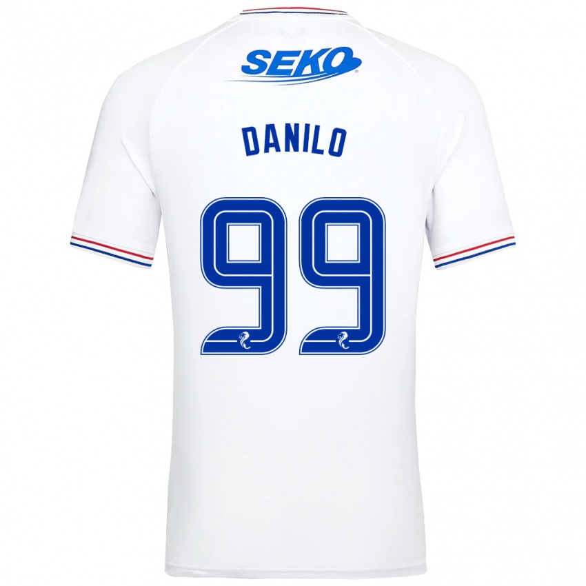 Kinder Danilo #99 Weiß Auswärtstrikot Trikot 2023/24 T-Shirt