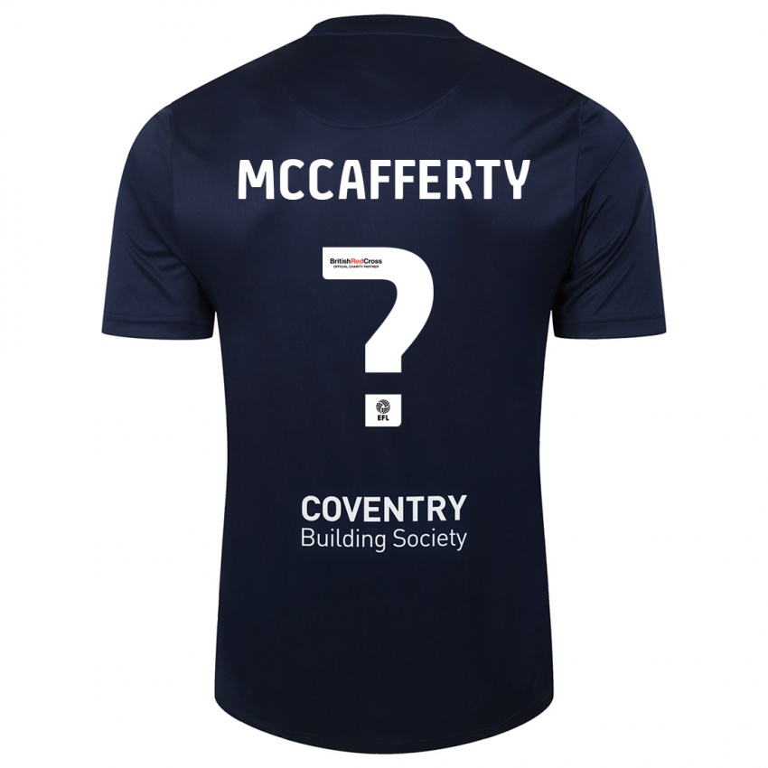 Kinder Lewys Mccafferty #0 Rote Marine Auswärtstrikot Trikot 2023/24 T-Shirt