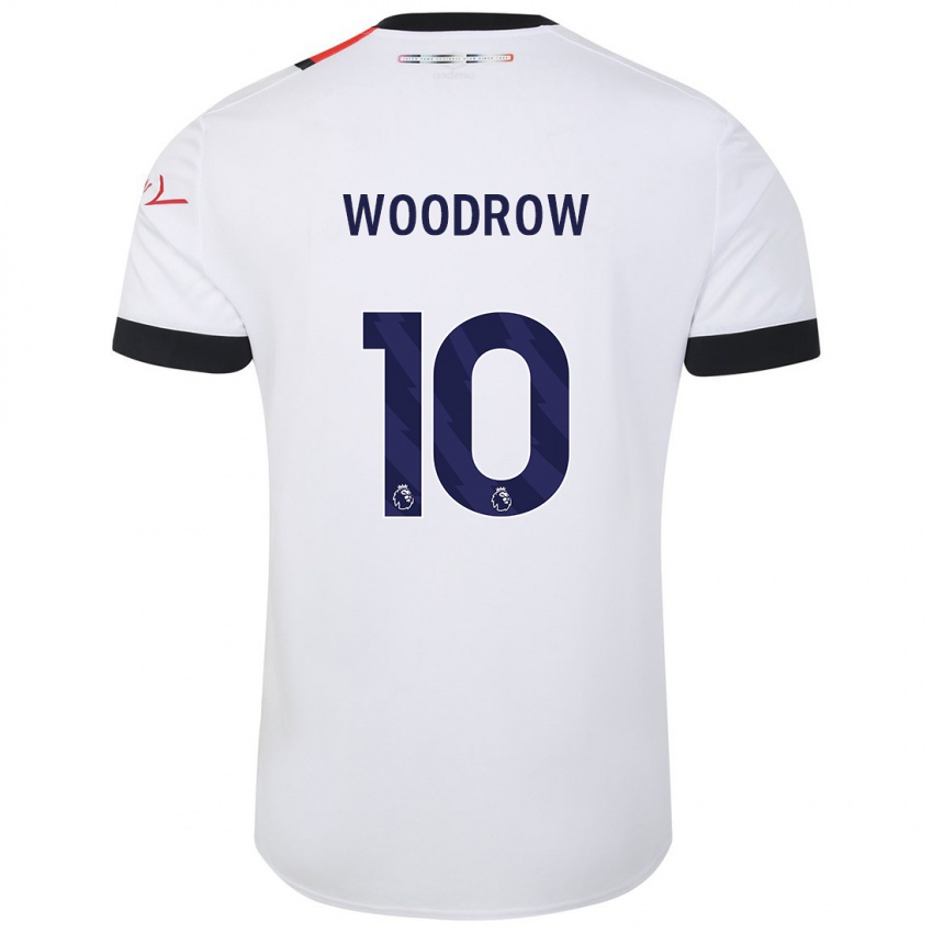 Kinder Cauley Woodrow #10 Weiß Auswärtstrikot Trikot 2023/24 T-Shirt