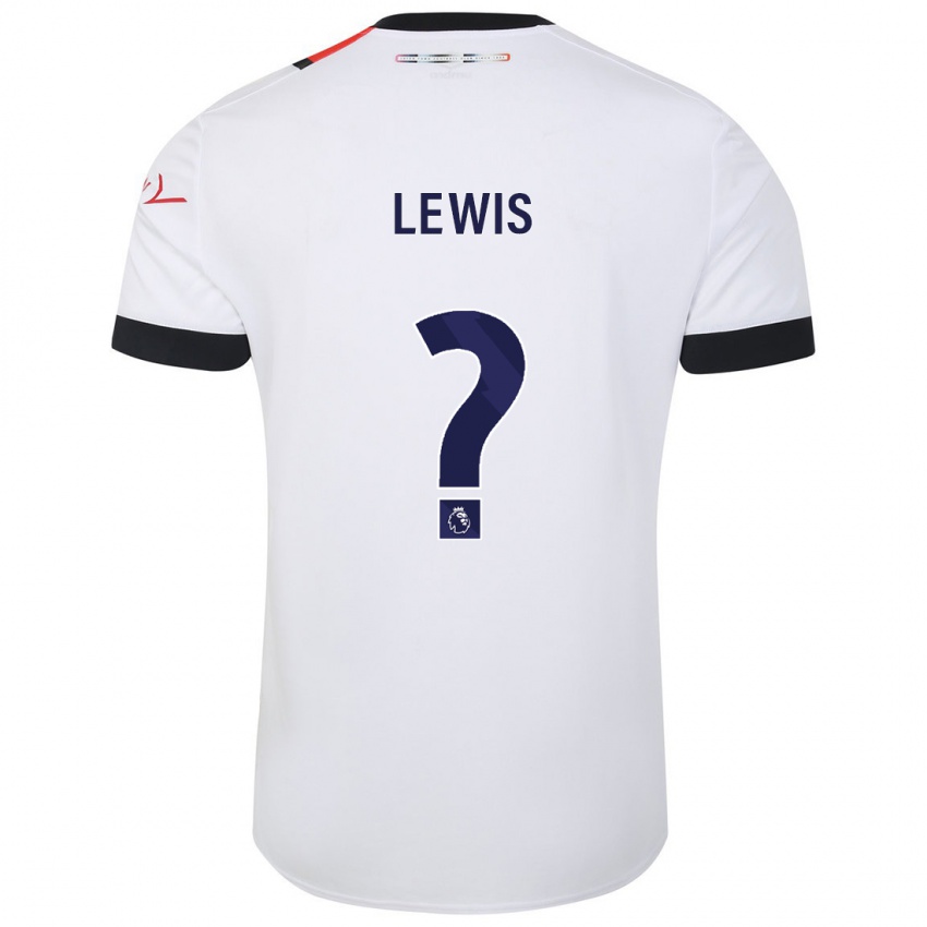 Kinder Millar Matthews-Lewis #0 Weiß Auswärtstrikot Trikot 2023/24 T-Shirt