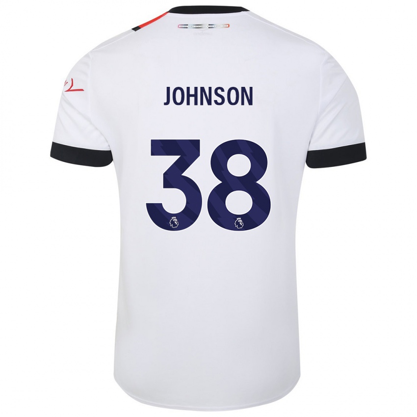 Kinder Joe Johnson #38 Weiß Auswärtstrikot Trikot 2023/24 T-Shirt