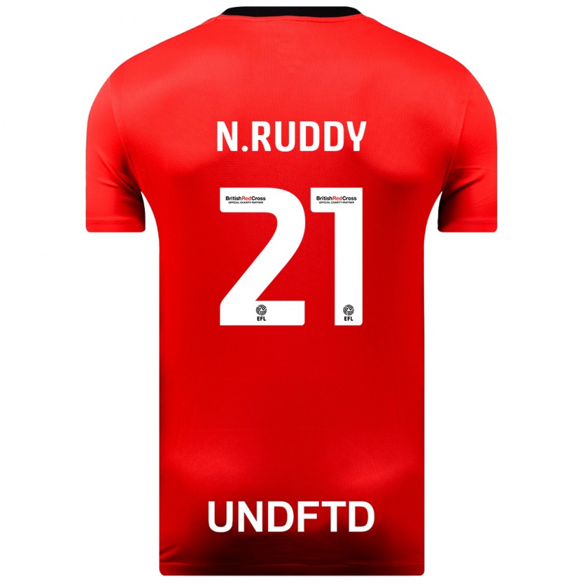 Kinder John Ruddy #21 Rot Auswärtstrikot Trikot 2023/24 T-Shirt