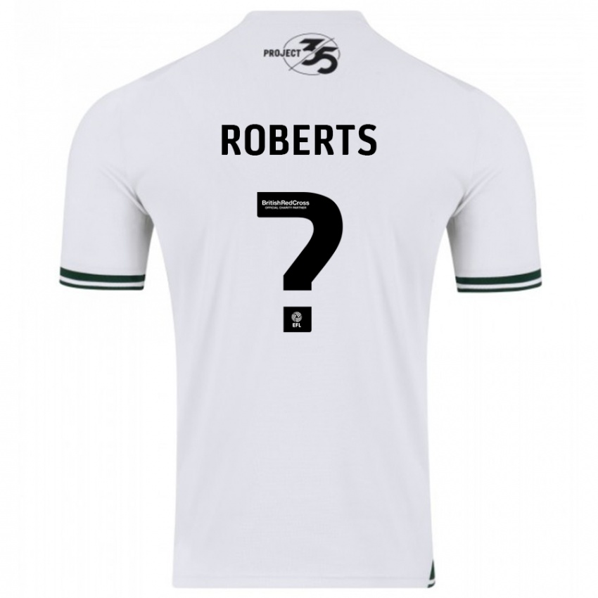 Kinder Caleb Roberts #0 Weiß Auswärtstrikot Trikot 2023/24 T-Shirt