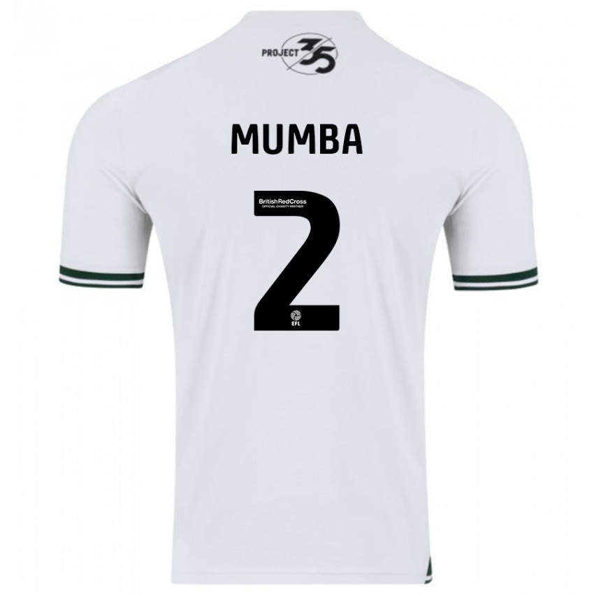 Kinder Bali Mumba #2 Weiß Auswärtstrikot Trikot 2023/24 T-Shirt