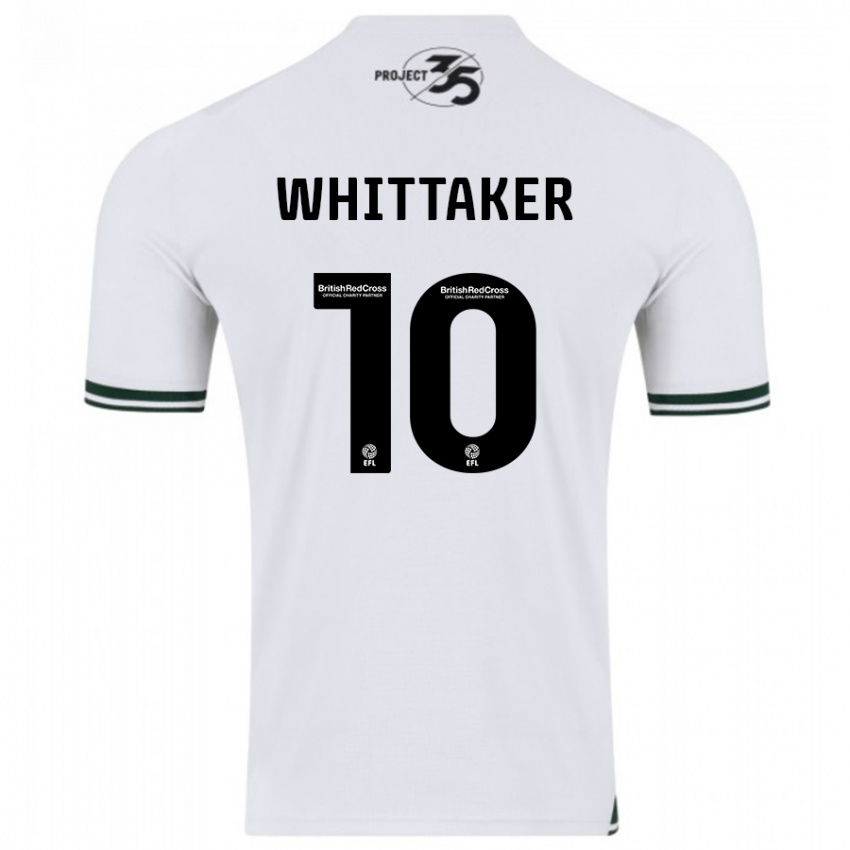 Kinder Morgan Whittaker #10 Weiß Auswärtstrikot Trikot 2023/24 T-Shirt