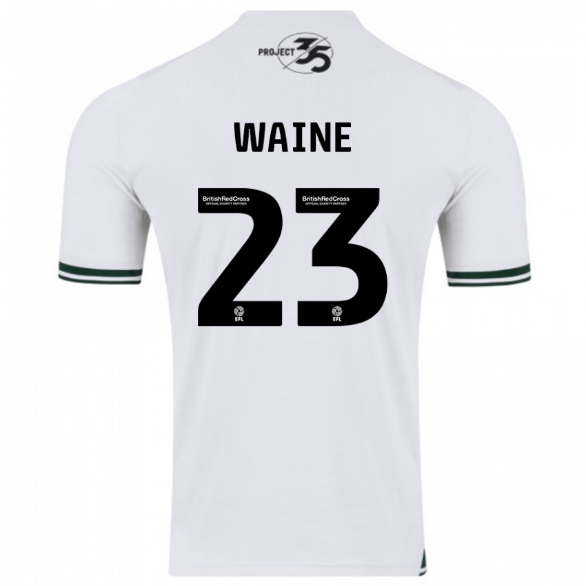 Kinder Ben Waine #23 Weiß Auswärtstrikot Trikot 2023/24 T-Shirt