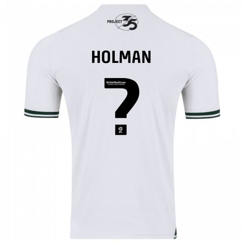 Kinder Daniel Holman #0 Weiß Auswärtstrikot Trikot 2023/24 T-Shirt