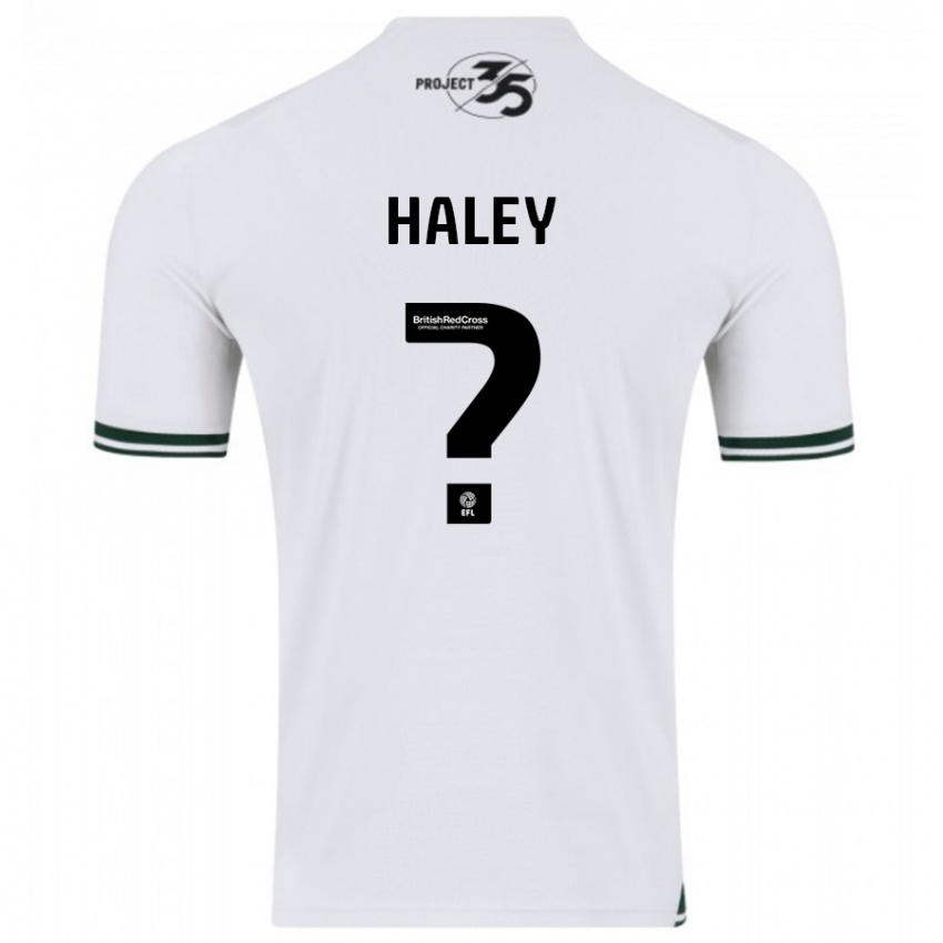 Kinder Toby Haley #0 Weiß Auswärtstrikot Trikot 2023/24 T-Shirt