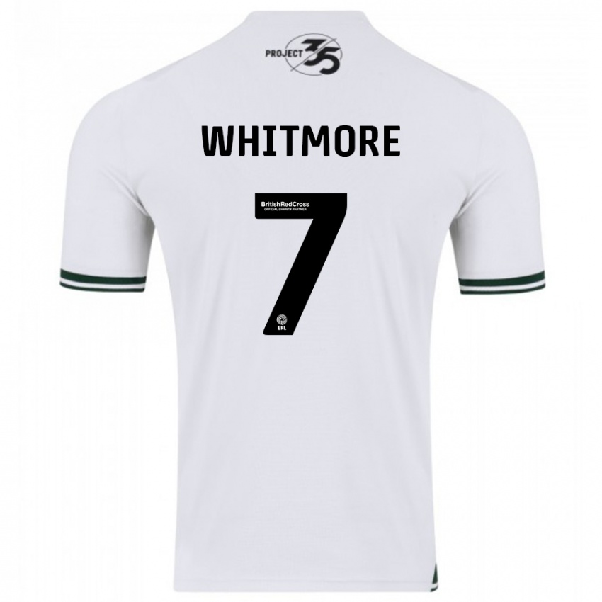 Kinder Charlotte Whitmore #7 Weiß Auswärtstrikot Trikot 2023/24 T-Shirt