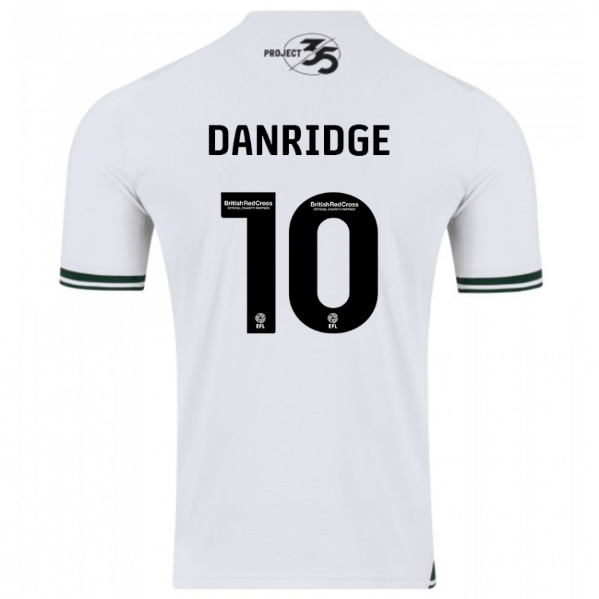 Kinder Rebecca Danridge #10 Weiß Auswärtstrikot Trikot 2023/24 T-Shirt