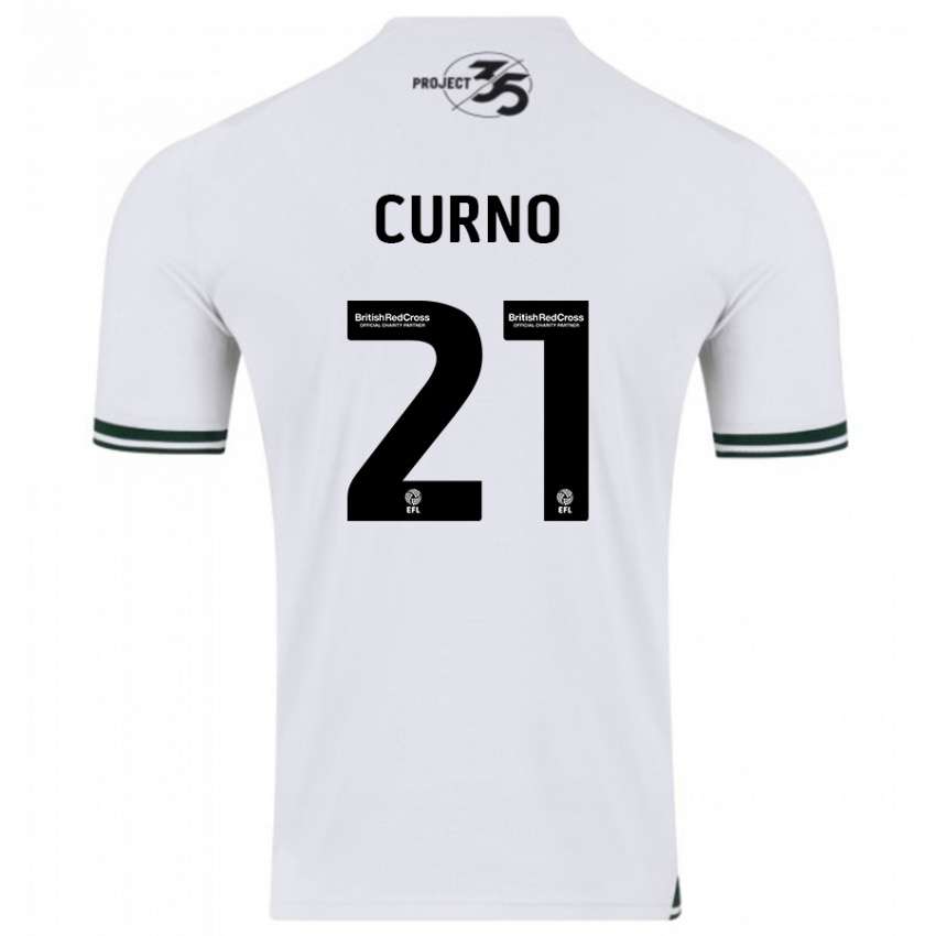 Kinder Maddi Curno #21 Weiß Auswärtstrikot Trikot 2023/24 T-Shirt