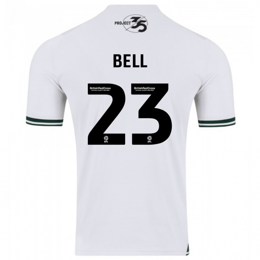 Kinder Katelyn Bell #23 Weiß Auswärtstrikot Trikot 2023/24 T-Shirt