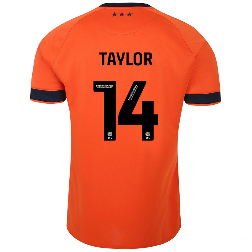 Kinder Jack Taylor #14 Orangefarben Auswärtstrikot Trikot 2023/24 T-Shirt